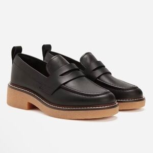 Everlane The Gum Sole Penny Loafer‎ in Black 7.5 Platform Shoes